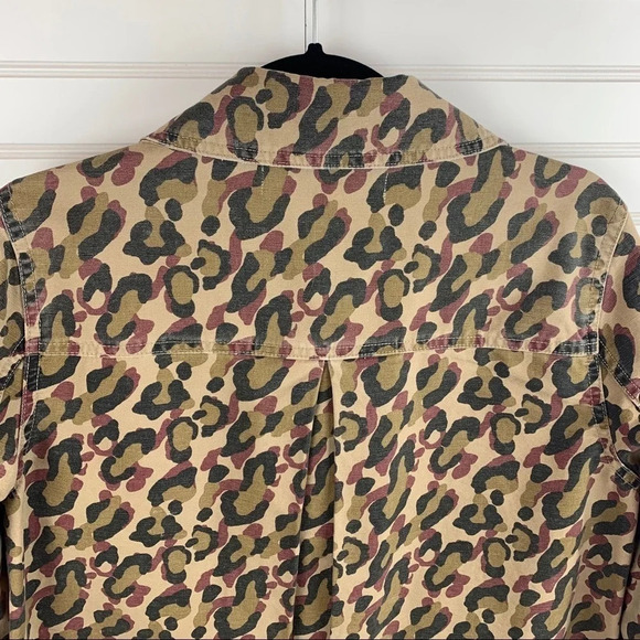 NWOT Veronica Beard Mercer Leopard Print Jacket Military Inspire Designer Medium - Picture 13 of 16